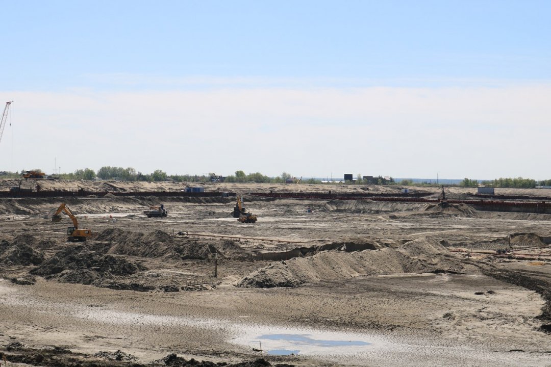 При Багаевском гидроузле идет устройство котлована под водосбросную плотину